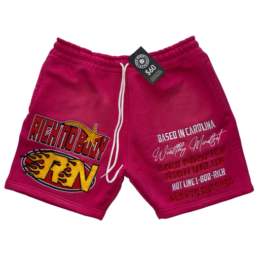 Pink Cotton Shorts